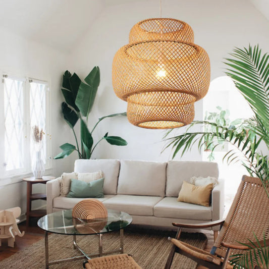 Xienna Hand Knitted Bamboo Pendant Lamp