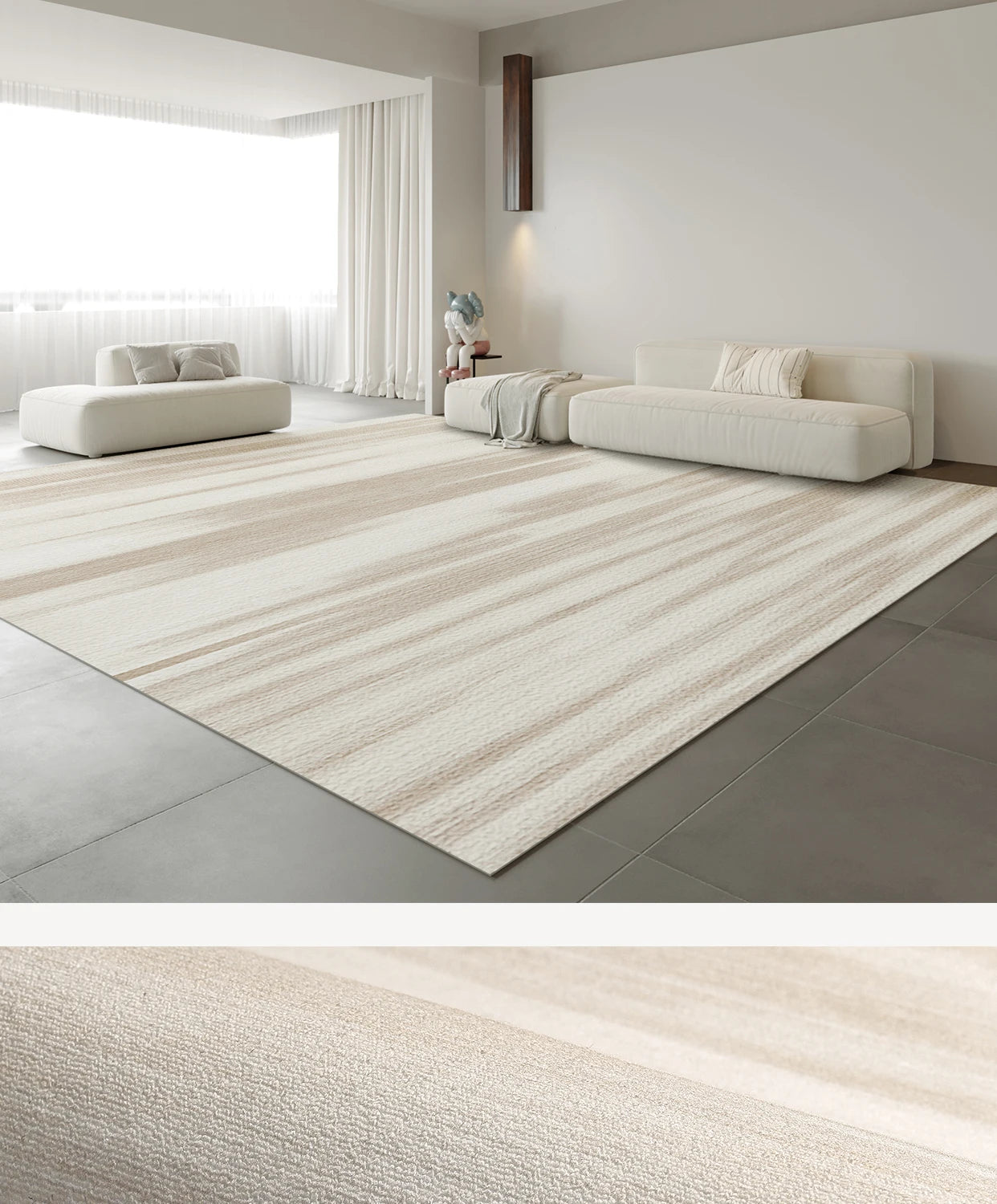 The Plain Rhythm Rug Line